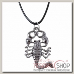 Кулон мужской Скорпион, цвет чернёное серебро, 45см - бижутерия