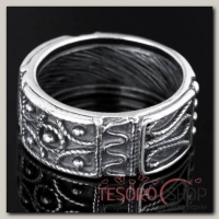 Кольцо Владелина, размер 19, цвет чернёного серебра