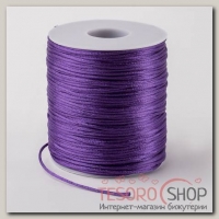 Шнур нейлоновый d=1мм L=100м, цвет фиолетовый